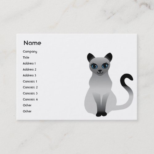 Cat - Chubby Business Card Templates