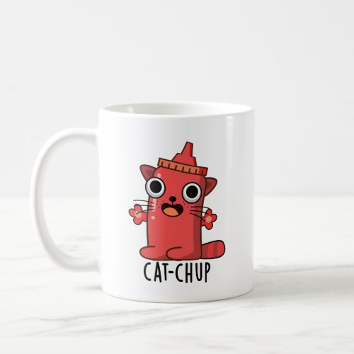 Cat_chup Funny Ketchup Pun  Coffee Mug