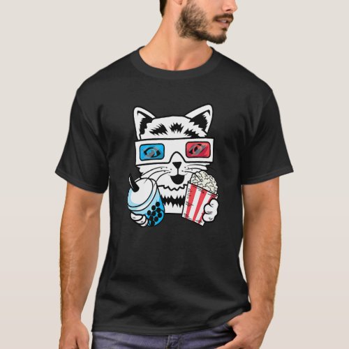 Cat Cinema Cinephile T-Shirt
