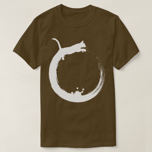 Cat circle art T-Shirt (Design Front)