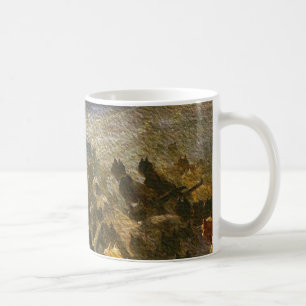 Cat City - Vintage Art - Customizable! Coffee Mug
