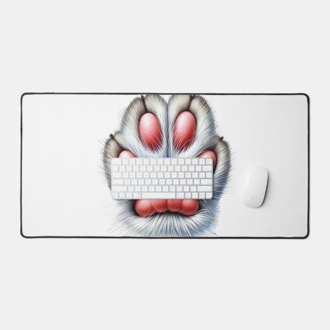 Cat Claw Desk Mat – Cute & Fun (Keyboard & Mouse)