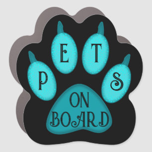 cat claws car magnet