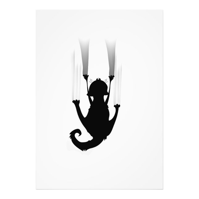Cat Climb Photo Print (Front)