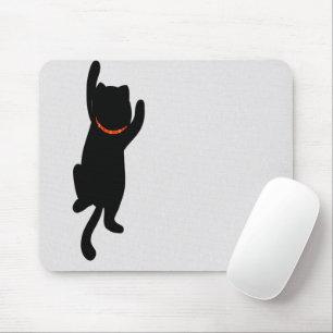 Cat Climbing  Mouse Pad
