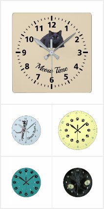 Cat Clocks