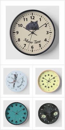 Cat Clocks