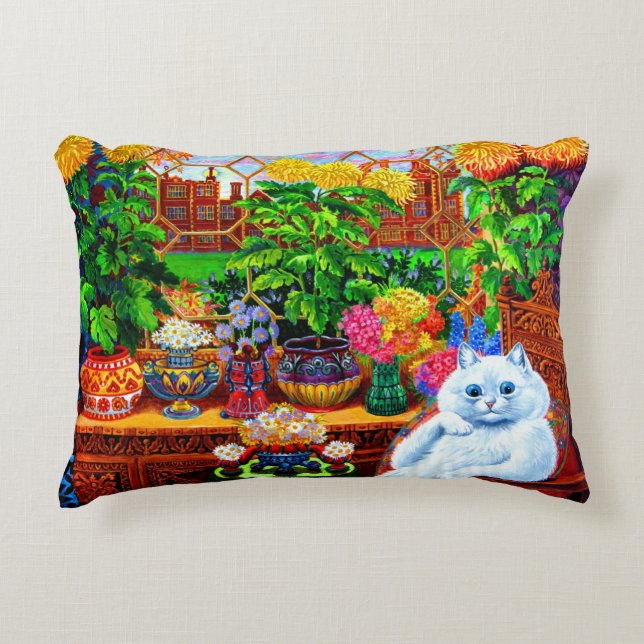 Cat College Master Accent Pillow (Front)