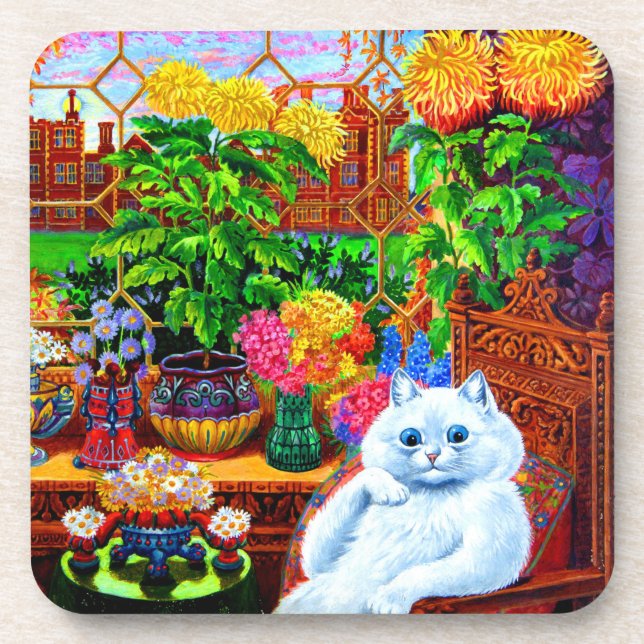 Cat College Master Beverage Coaster (Front)