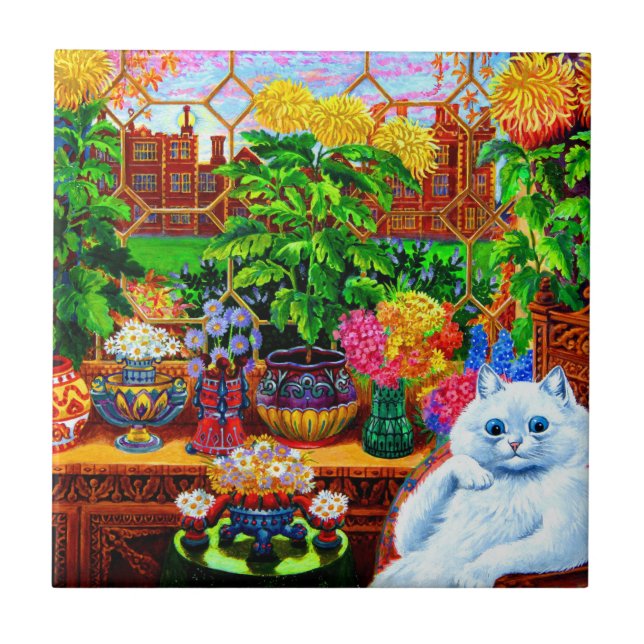 Cat College Master Ceramic Tile (Front)