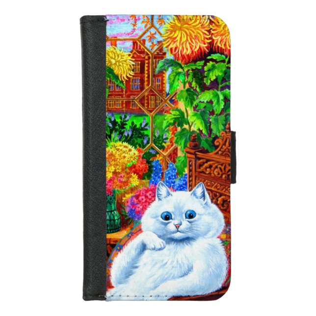 Cat College Master iPhone Wallet Case (Front)