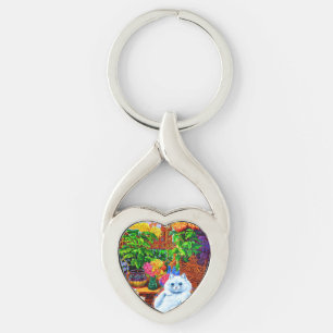 Cat College Master Keychain
