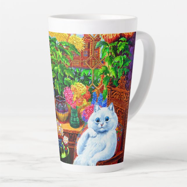 Cat College Master Latte Mug (Right Angle)