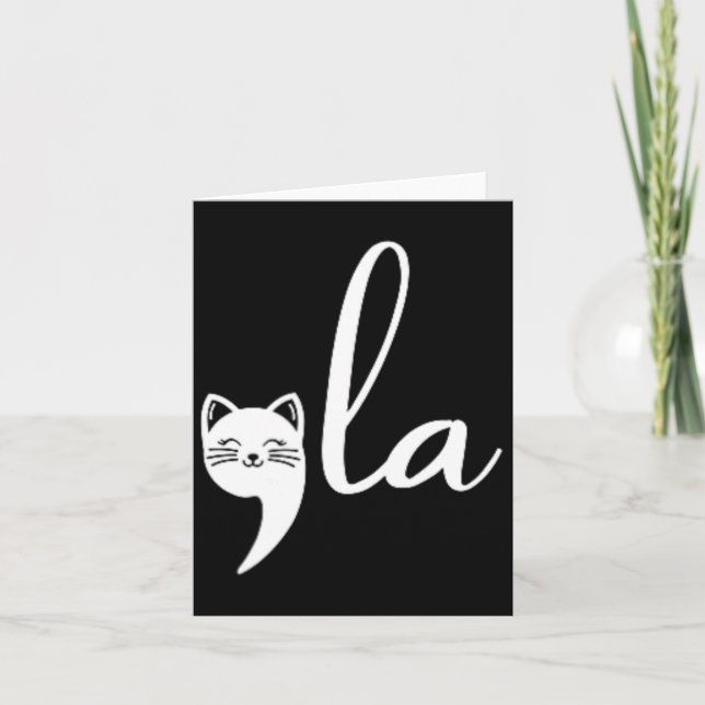 Cat Comma La Kamala Harris For President 2024 Elec Card (Front)