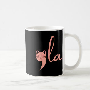 Cat Comma La Kamala Harris For President 2024 Elec Coffee Mug