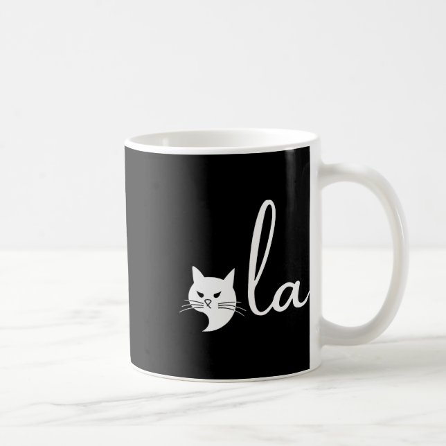 Cat Comma La Kamala Harris For President 2024 Elec Coffee Mug (Right)