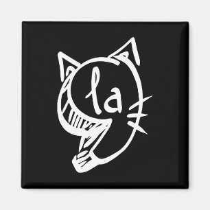 Cat Comma La Kamala Harris For President 2024 Elec Magnet