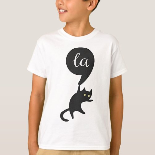 Cat Comma La Kamala Harris For President 2024 Elec T_Shirt