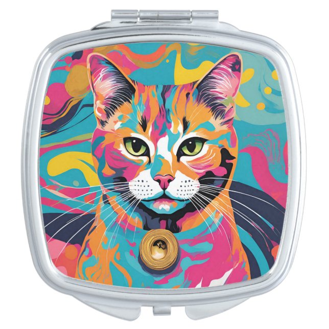 Cat compact mirror (Front)