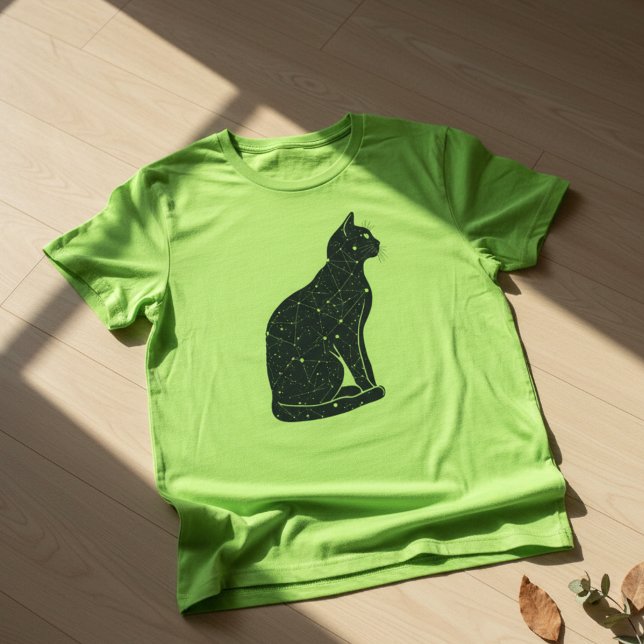 Cat Constellation Map Graphic – Celestial Cat T-Shirt (Creator Uploaded)