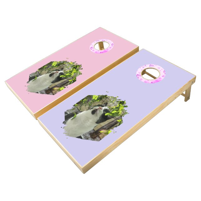 Cat Cornhole Set (Angled)