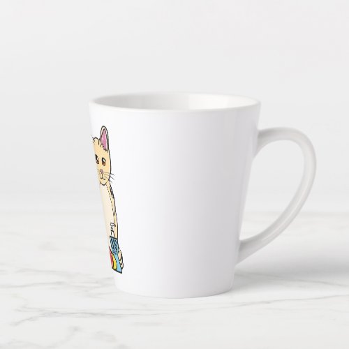 Cat Corona Easter Latte Mug