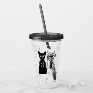 Cat Couple Acrylic Tumbler