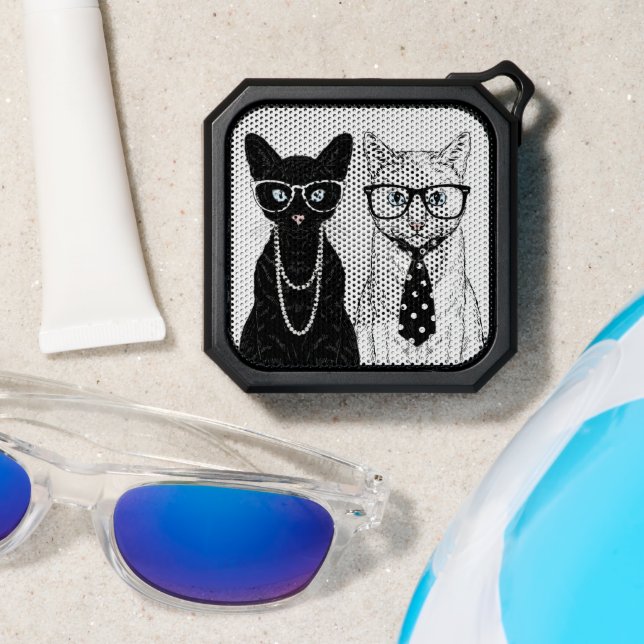 Cat Couple Bluetooth Speaker (Insitu(Beach))