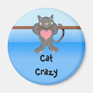 Cat Crazy Magnet