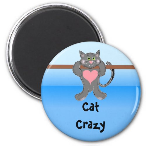 Cat Crazy Magnet