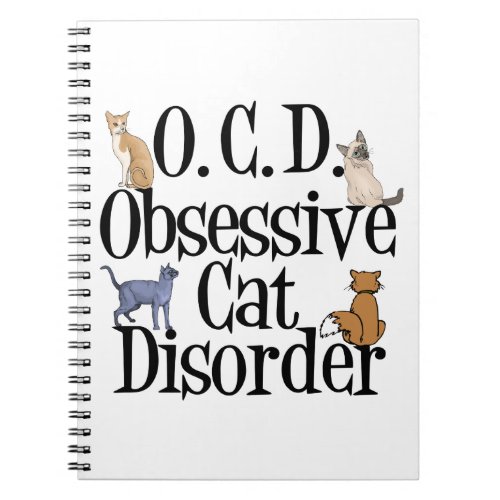 Cat Crazy Obsessed Notebook