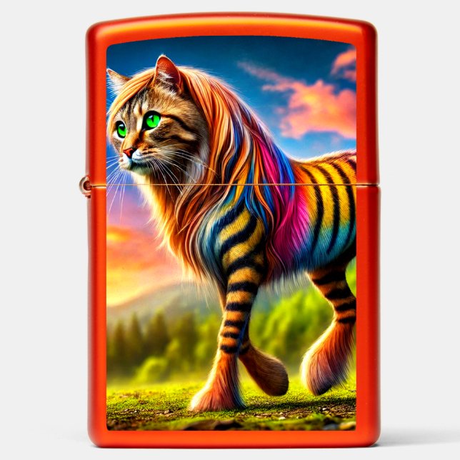 Cat Creature Zippo Lighter (Front)