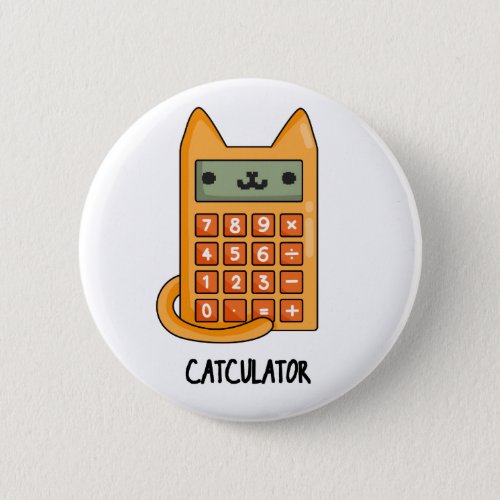 Cat_culator Funny Calculator Pun  Button