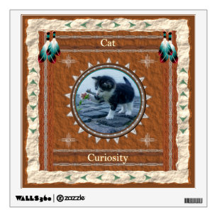 Cat Curiosity Energy Wall Decal