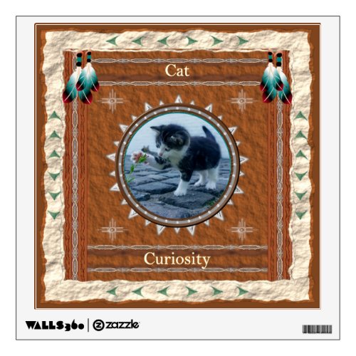 Cat Curiosity Energy Wall Decal