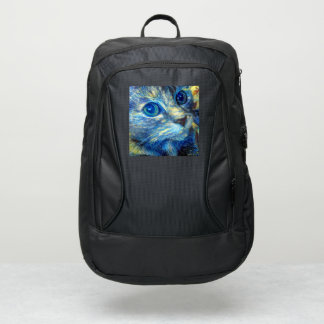 Cat Curled Up And Relaxing Port Authority® Backpack