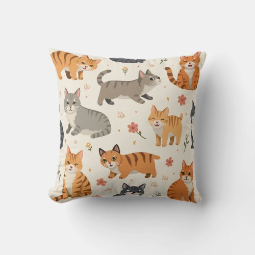 cat cushion pillow