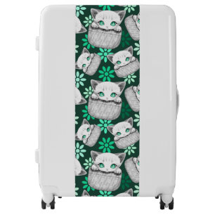 Cat Cute and Playful peaking from a Pocket Luggage