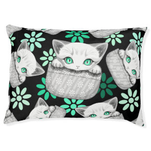 Cat Cute and Playful peaking from a Pocket Pet Bed