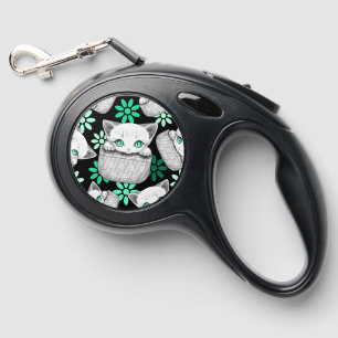 Cat Cute and Playful peaking from a Pocket Retractable Pet Leash