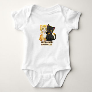 Cat cute baby bodysuit