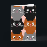 CAT CUTE CATS CATASTIC BIRTHDAY CARDS<br><div class="desc">CUTE CATS BIRTHDAY CARD</div>