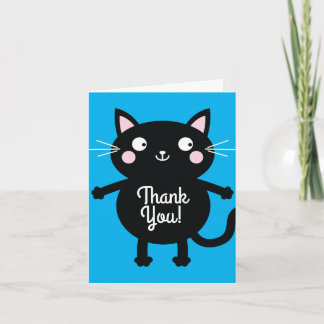 Cat Cute Kitty Kid's Birthday Party Theme Card