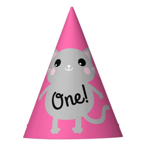 Cat Cute Kitty Kids Birthday Party Theme Party Hat