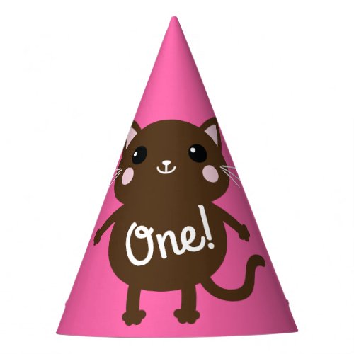 Cat Cute Kitty Kids Birthday Party Theme Party Hat