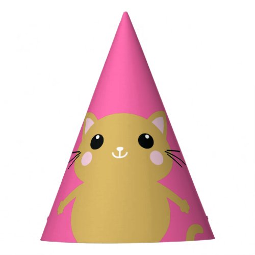 Cat Cute Kitty Kids Birthday Party Theme Party Hat