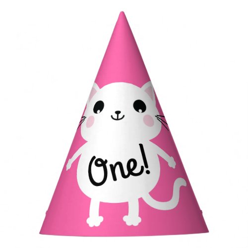 Cat Cute Kitty Kids Birthday Party Theme Party Hat