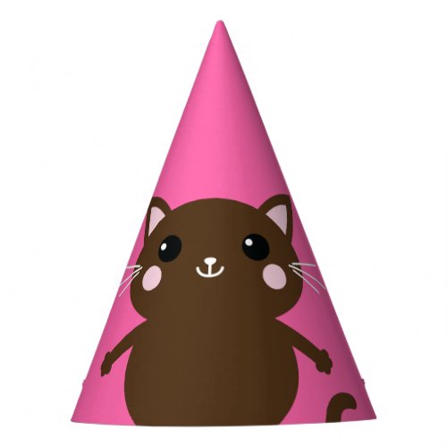 Cat Cute Kitty Kids Birthday Party Theme Party Hat