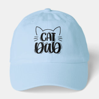 Cat Dad Baseball Truckers Hat 