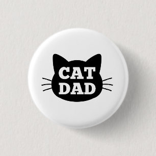 Cat Dad   Button